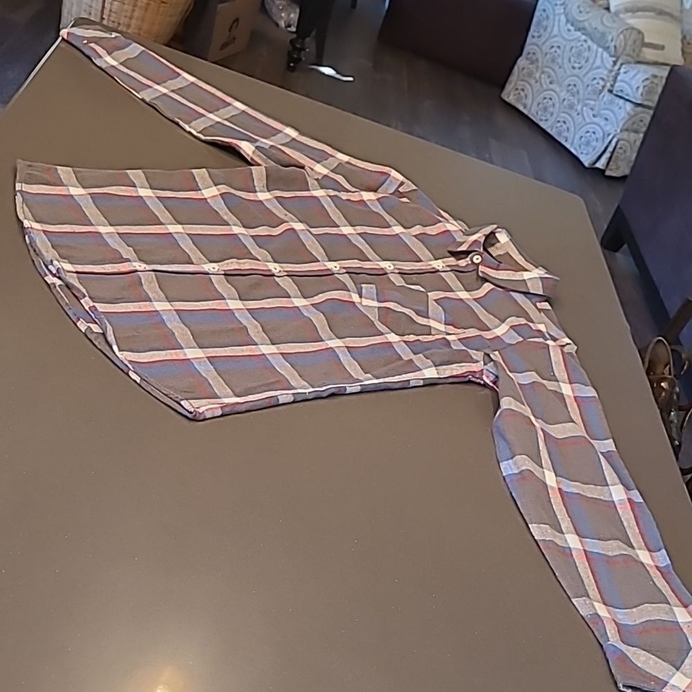Burnside Plaid Button Down Shirt - Picture 4 of 11